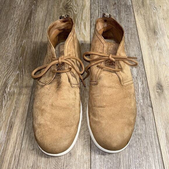 UGG Freamon Men's 11 Brown Beige Suede Chukka Ankle Boots Shoes Lace Up 1007645 - Picture 4 of 11